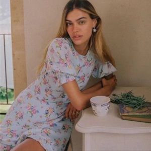 Faithfull the Brand Florence Mini Dress Juliette Floral, size XS, NWT